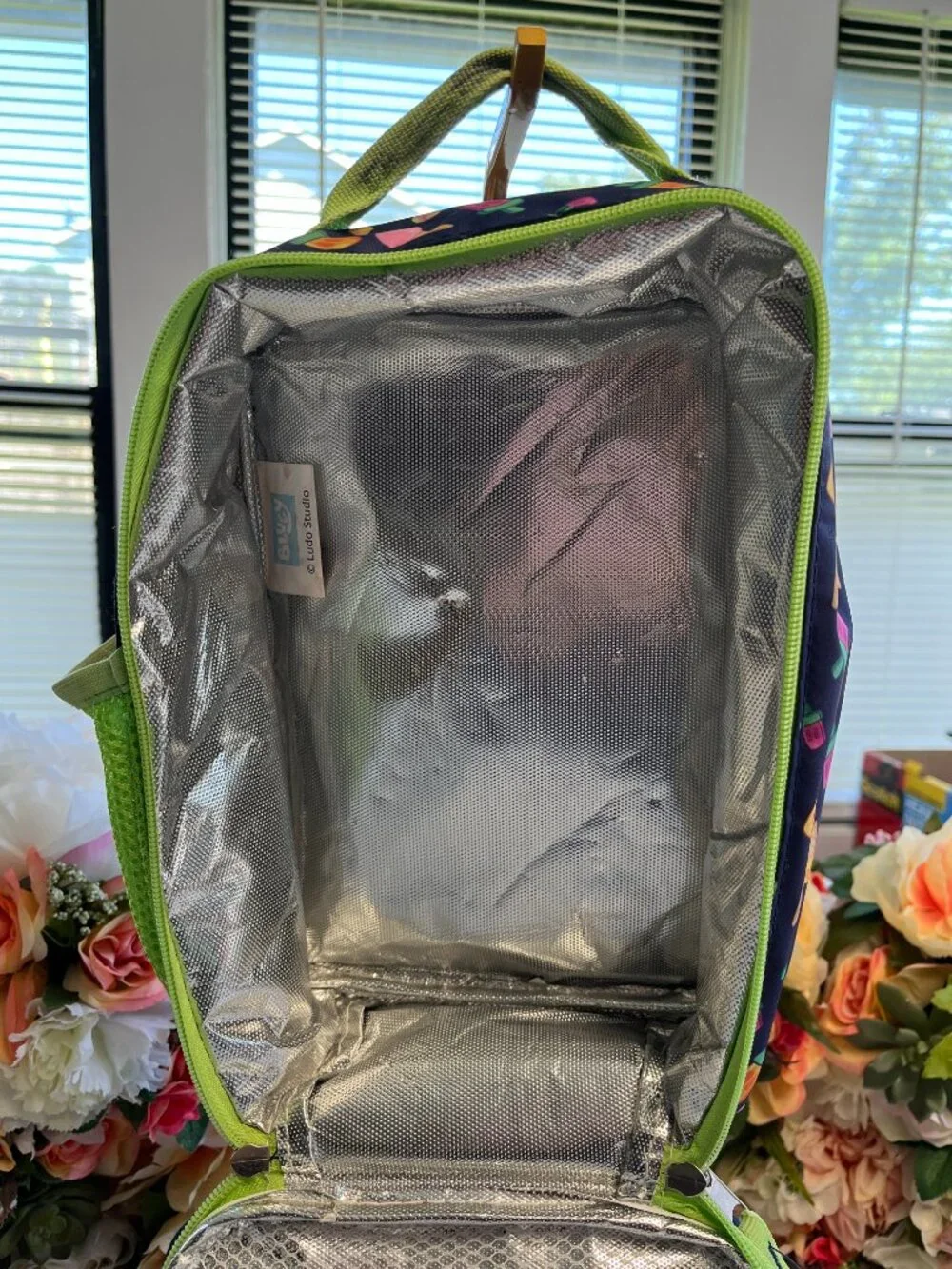 3/$20 Bundle 🌈Bluey Insulated Lunch Bag Popsicle Ice Cream Print Green Navy